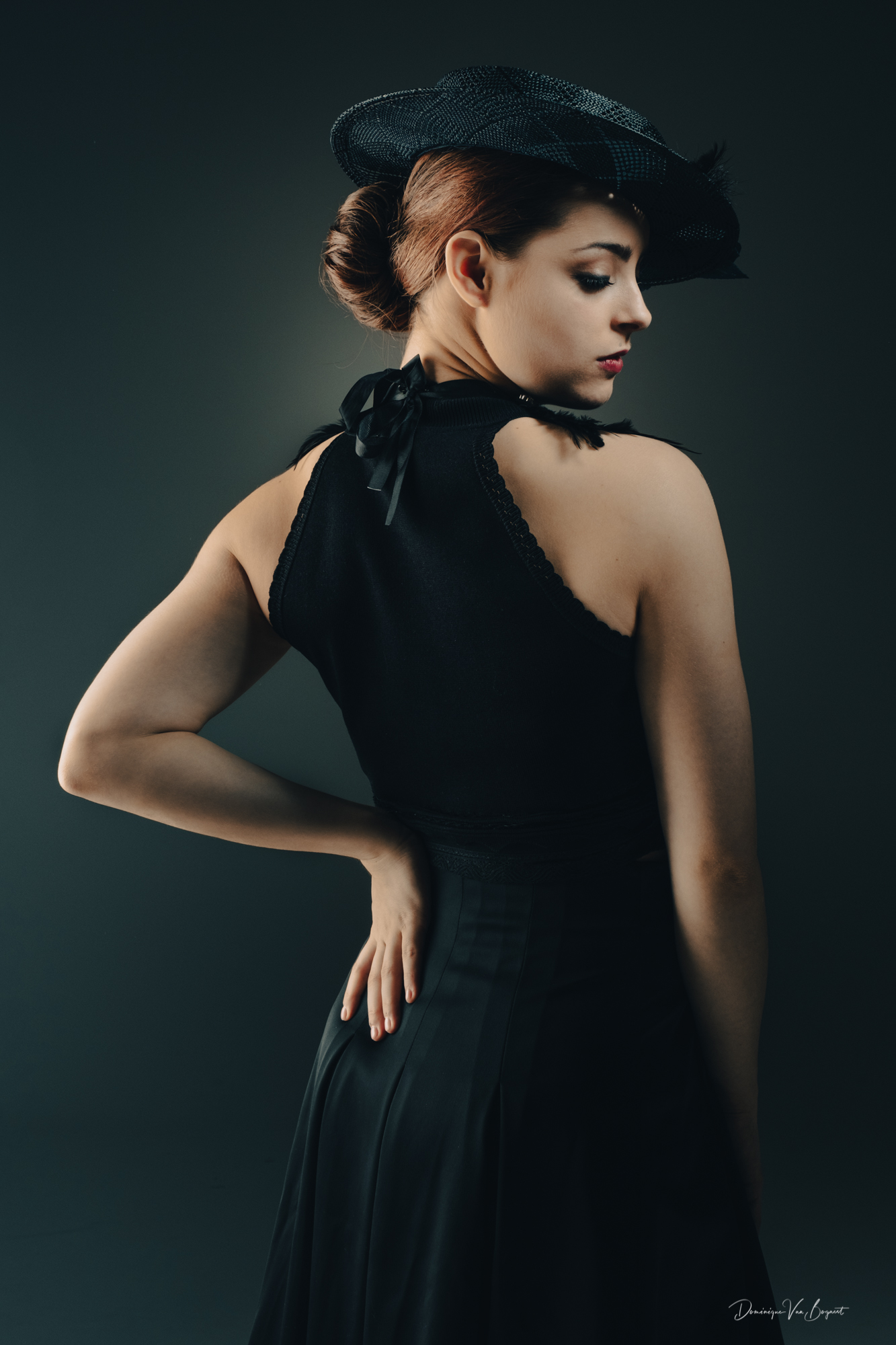 model Frederique Hamers, Dominique van Bogaert
