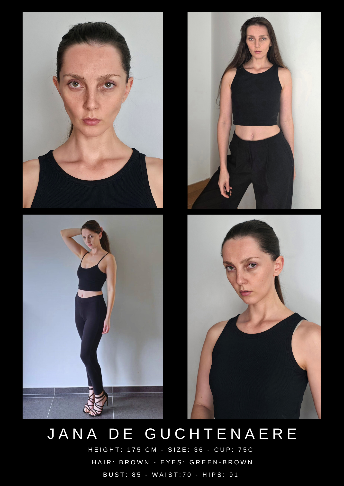 sedcard jana de guchtenaere